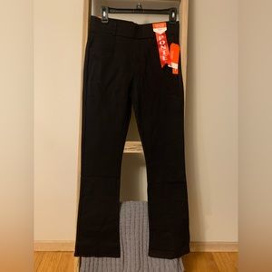 Never Worn Maze Collection Black Pull On Bootcut Ponte Pants, size S